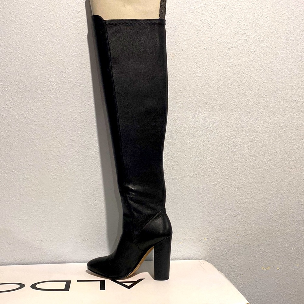 Black over the knee boots